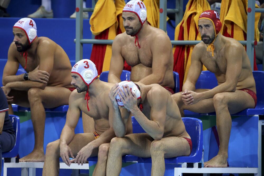 Crnogorski vaterpolisti, Foto: Reuters