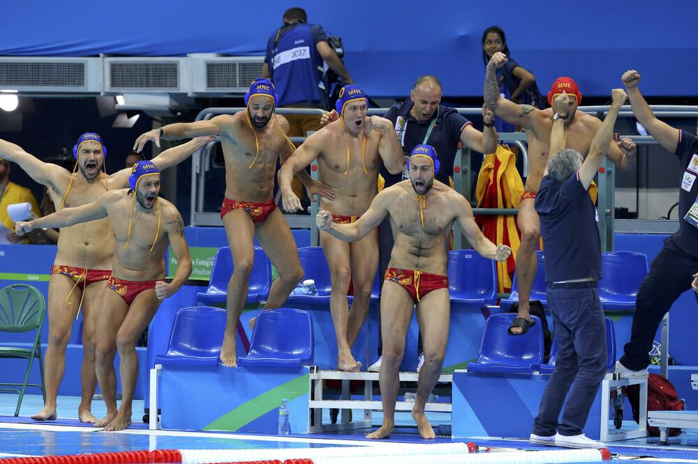 Crnogorski vaterpolisti, Foto: Reuters