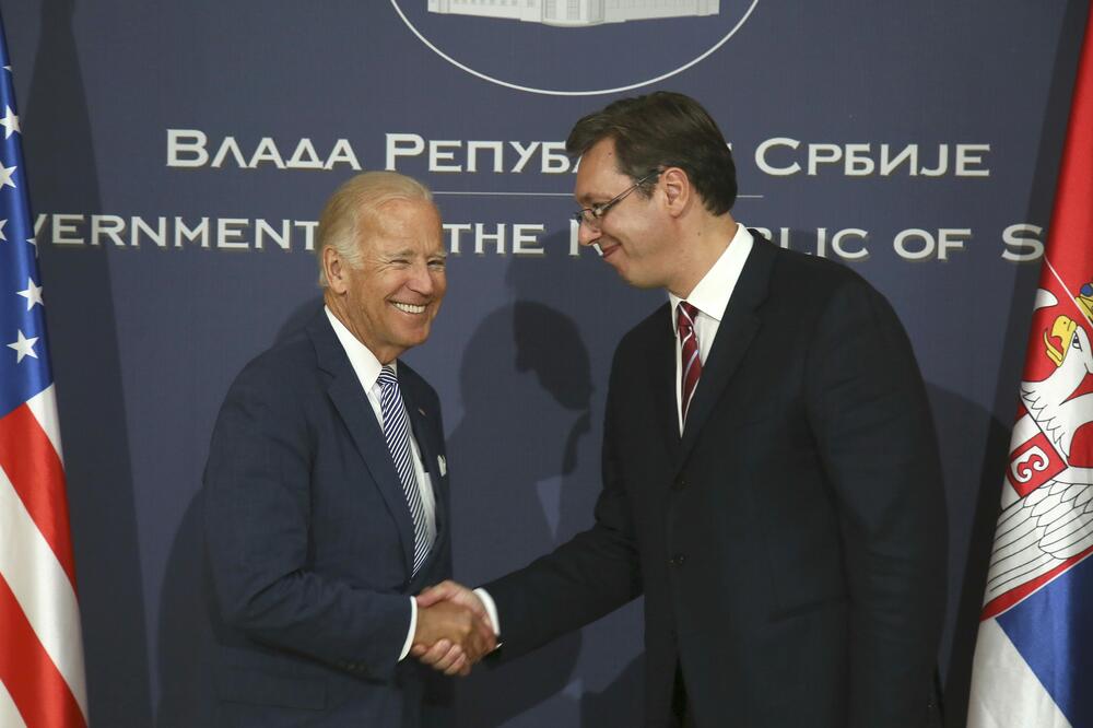 Džo Bajden Aleksandar Vučić, Foto: Reuters