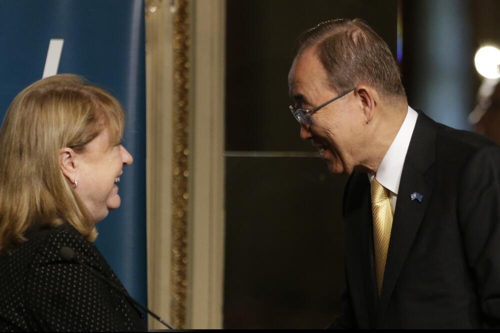 Susana Malkora, Ban Ki Mun, Foto: Beta/AP