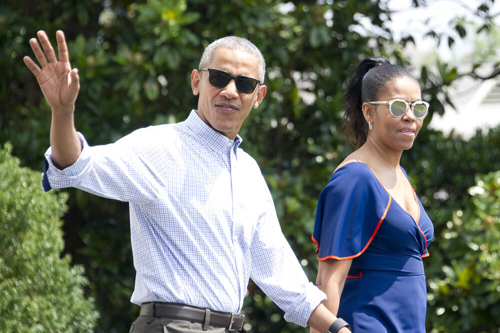 Barak Obama, Mišel Obama, Foto: EPA/Ron Sachs / POOL