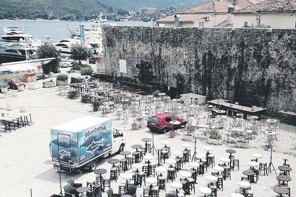 šankovi Stari grad Budva, Foto: Vuk Lajović