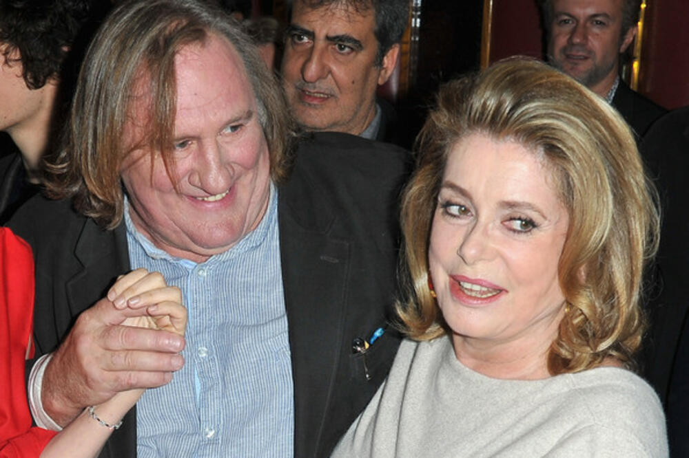 Žerar Depardje, Katrin Denev, Foto: Zimbio.com