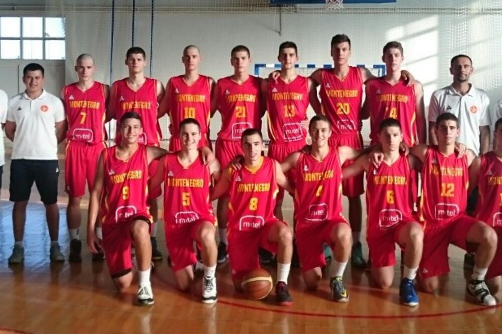 Muška kadetska košarkaška reprezentacija, Foto: KSCG