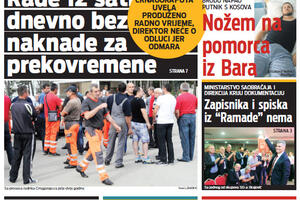 U "Vijestima" čitajte: Rade bez naknade 12 sati dnevno; Nema borbe...