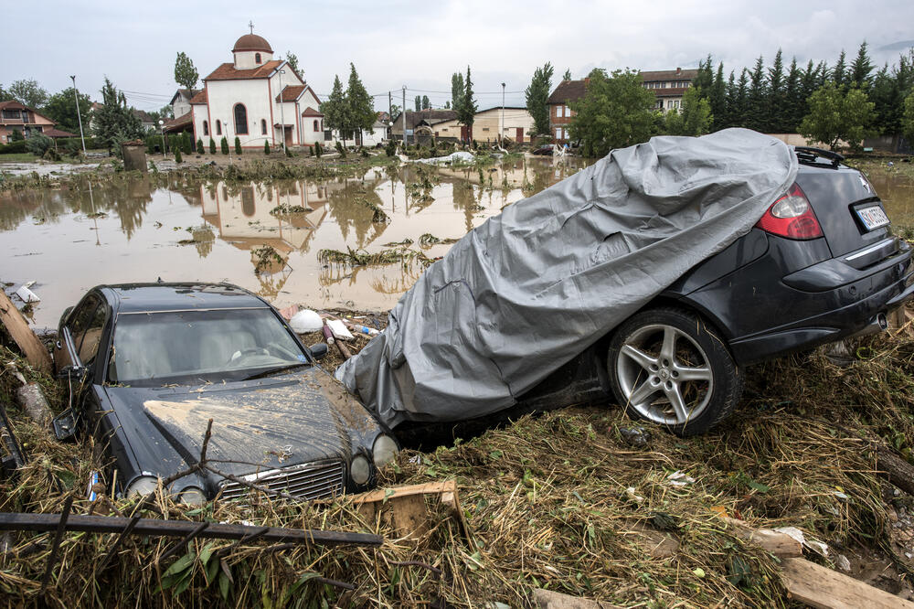 nevrijeme, Skoplje, Foto: EPA/Gregori Licovski