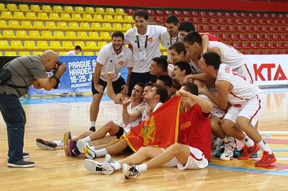 Muška juniorska košarkaška reprezentacija, Foto: KSCG