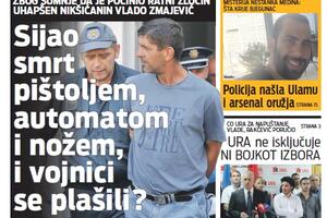 U "Vijestima" čitajte: Sijao smrt pištoljem, automatom i nožem?...