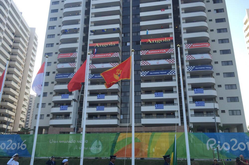 Crnogorska zastava - Rio, Foto: Aleksandar Radović