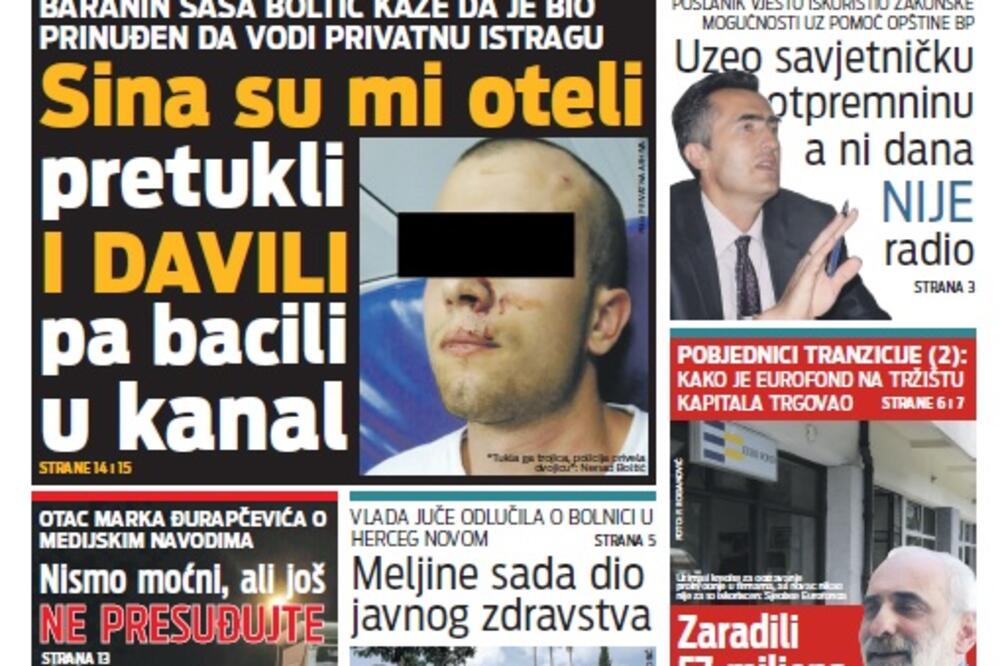 Naslovna 4.8., Foto: Vijesti