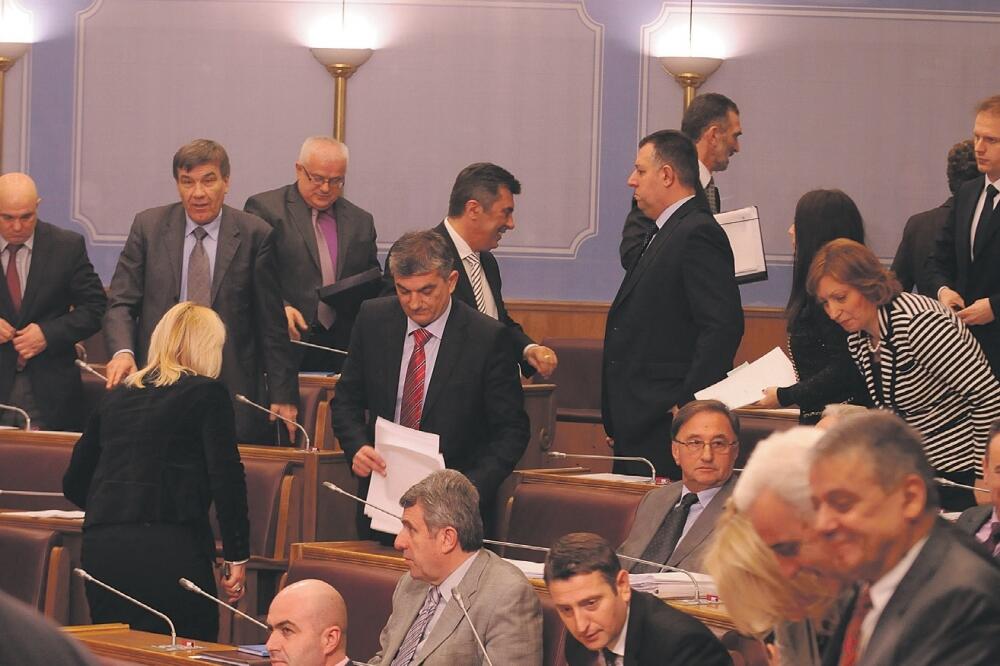 Skupština Crne Gore, Opozicija, Foto: Savo Prelević