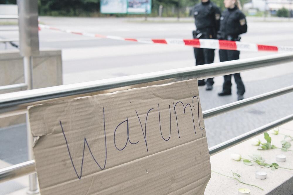 Minhen, napad, Foto: AP