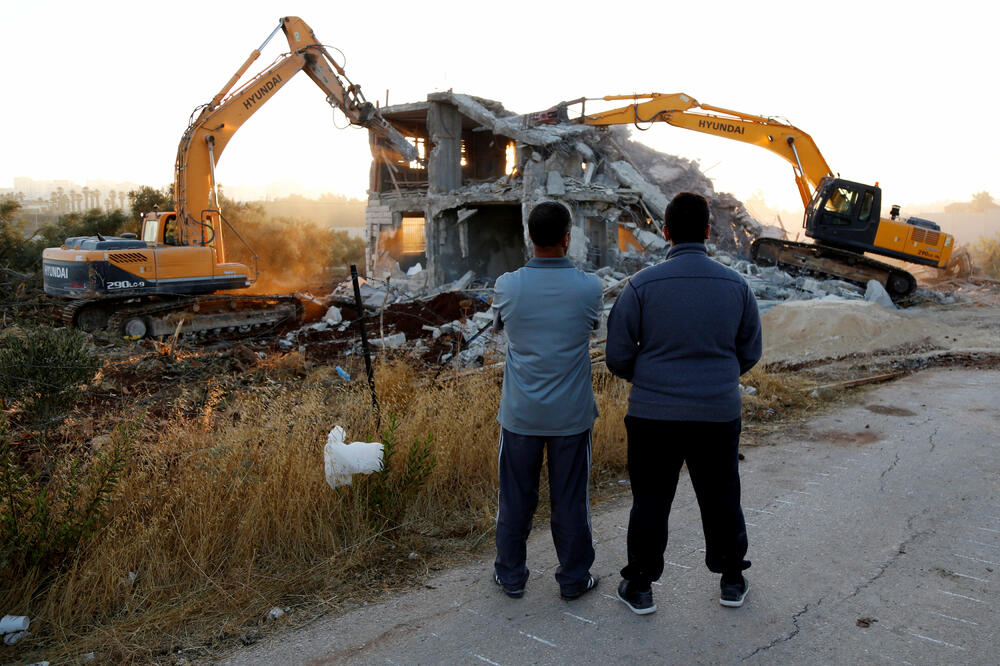 Izrael, rušenje kuće Palestinaca, Foto: Reuters