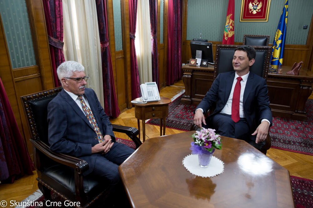 Darko Pajović, Mitja Drobnič, Foto: Skupština Crne Gore