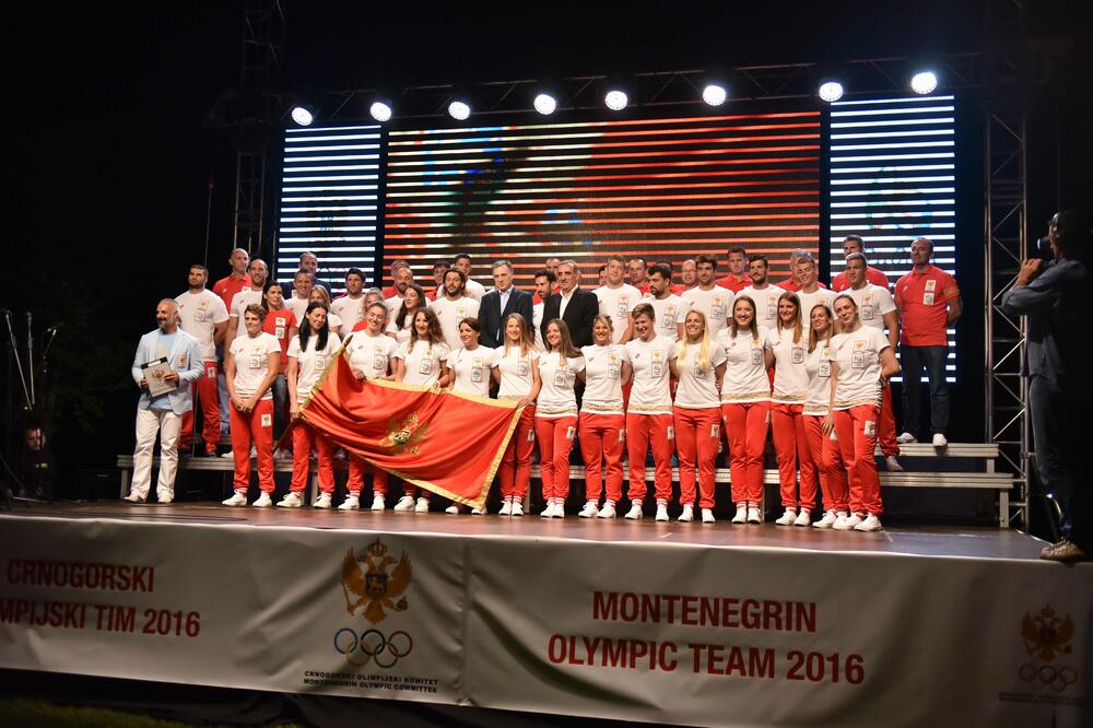 Ispraćaj crnogorskih olimpijaca
