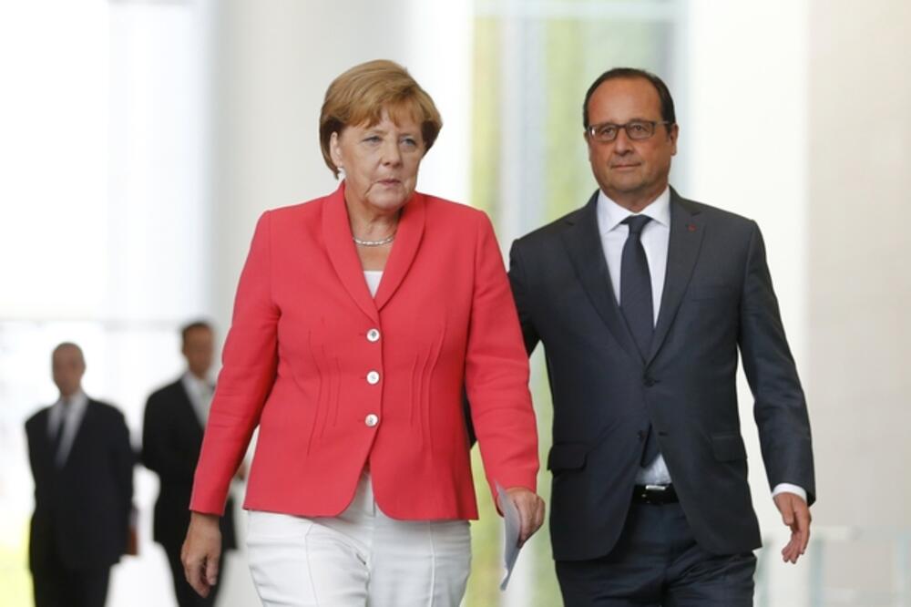 Angela Merkel, Fransoa Oland, Foto: Reuters