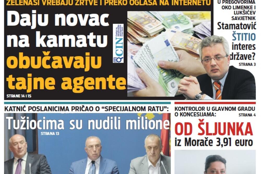 naslovna strana, Foto: Vijesti online