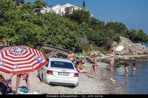 Krašići: Parkirao "audi" na dva metra od vode