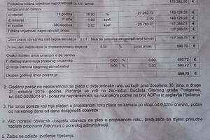 Pošalju pogrešno rješenje za porez, pa još morate da platite da...