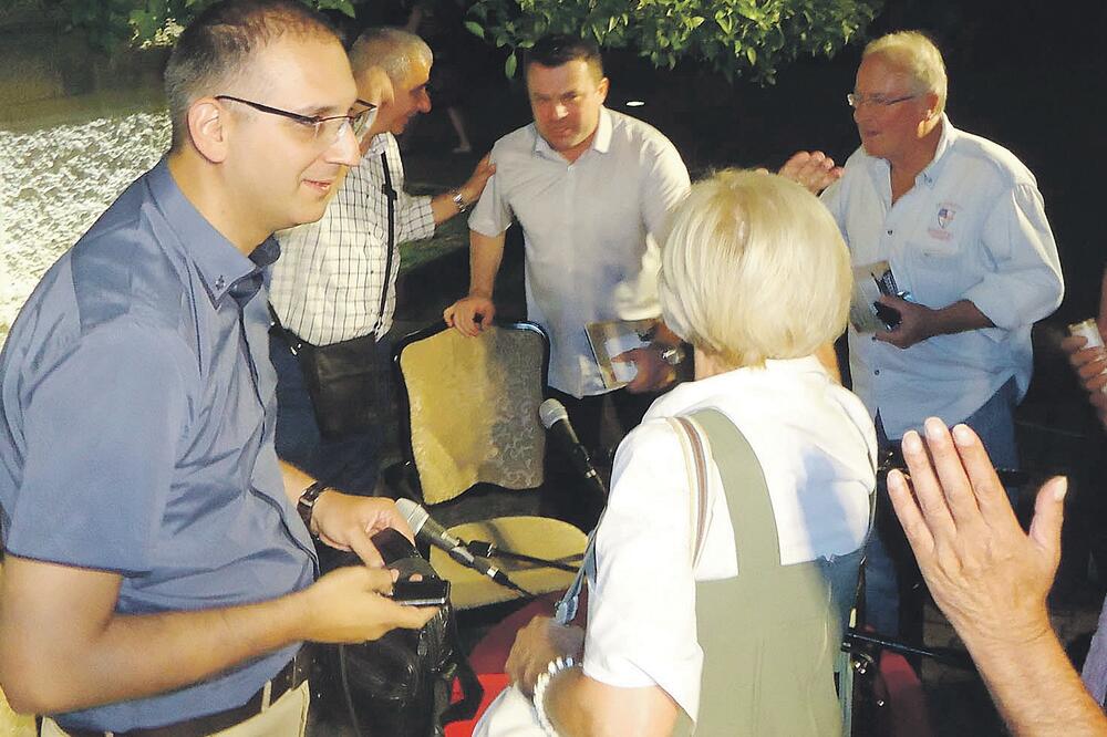 Ivan Jovović, Neđeljko Necko Đurović, dvorac kralja Nikole, Bar, Foto: Radomir Petrić