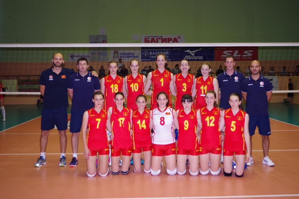 Ženska pionirska odbojkaška reprezentacija, Foto: OSCG