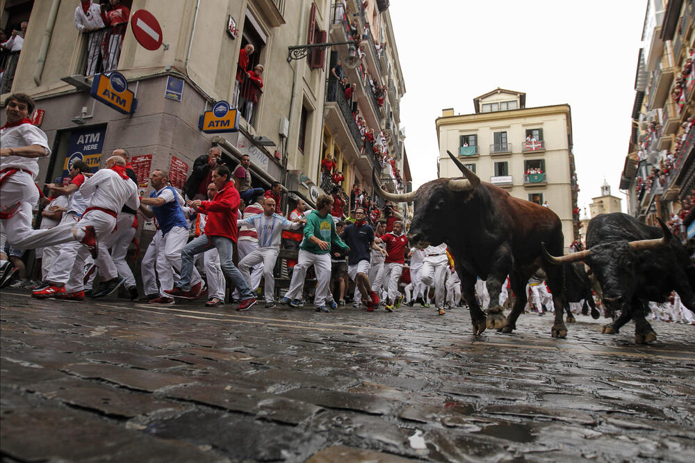 San Fermin, Pamplona, Foto: Beta-AP