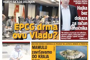 Danas u "Vijestima": EPCG klima ovu Vladu?, Šuković kolegama rekao...