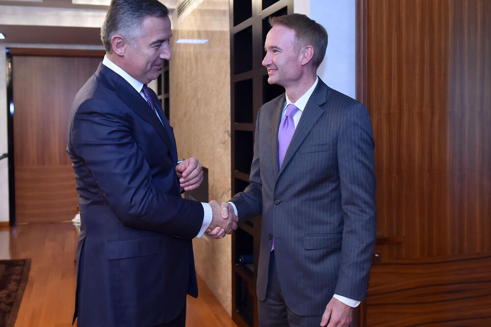 Milo Đukanović, Majkl Karpernter, Foto: Vlada Crne Gore
