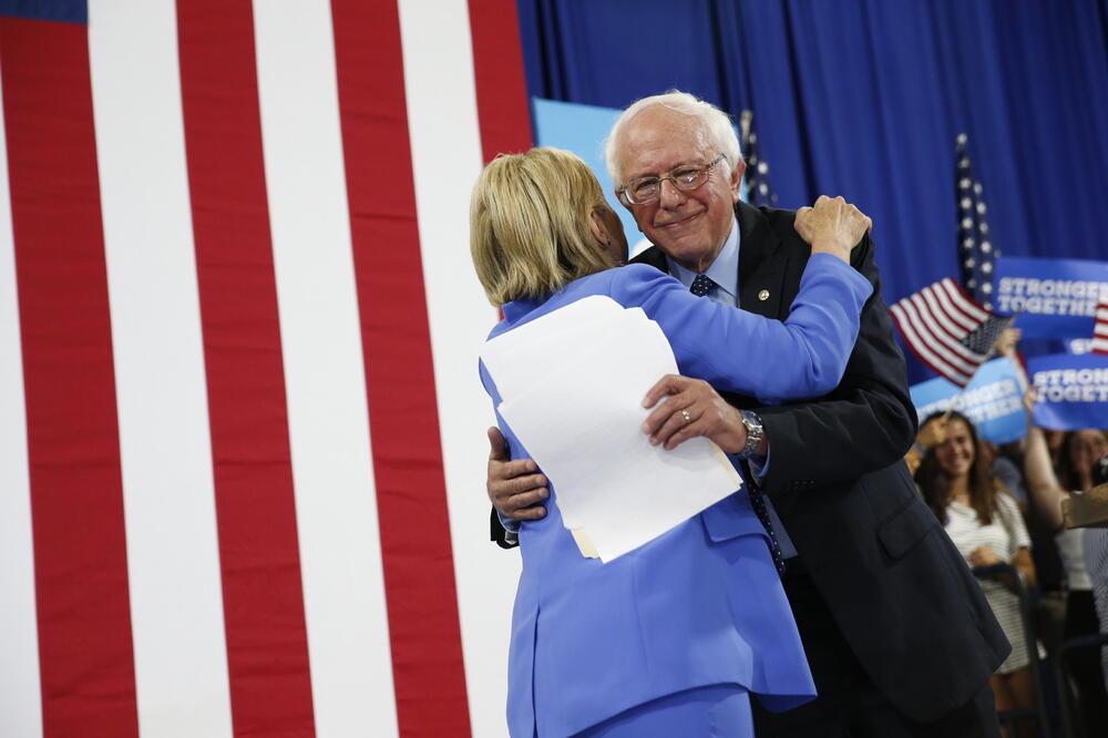 Hilari Klinton, berni Sanders, Foto: Beta-AP