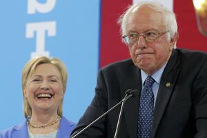 Ujedinili se protiv Trampa: Sanders podržao Klinton