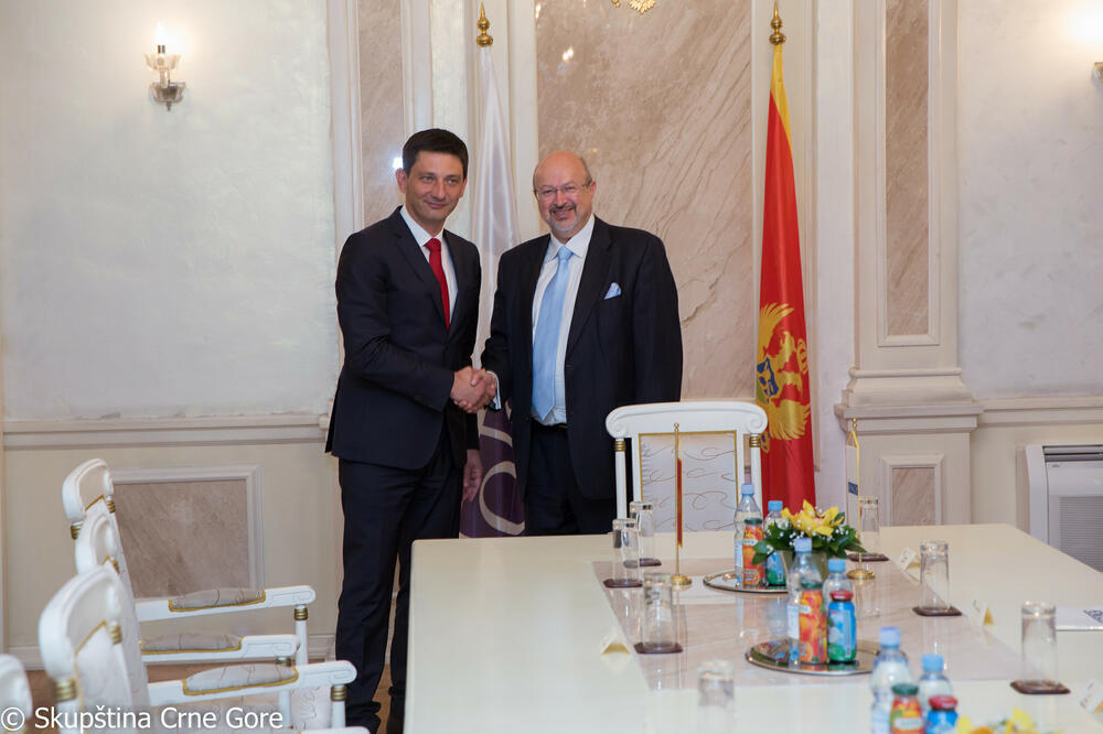 Darko Pajović, lambert Zanier, Foto: Skupština Crne Gore