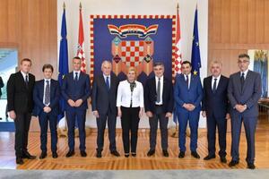 Stjepčević se kao član delegacije Jadransko-jonske Euroregije...