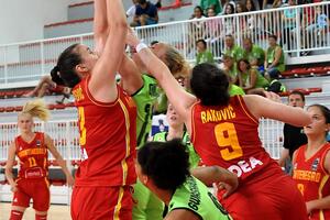 Poraz mladih crnogorskih košarkašica