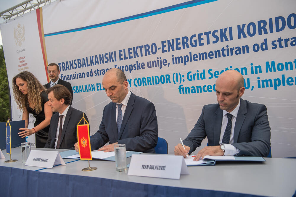 Finansijski ugovor za izgradnju Transbalkanskog elektro-energetskog koridora-sekcija Crna Gora, Foto: M. Vujovic, MAMA Int.