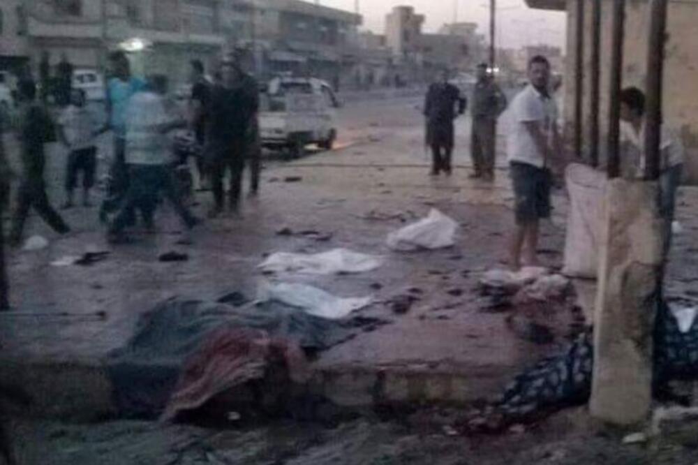 Hasaka, napad, Foto: Twitter