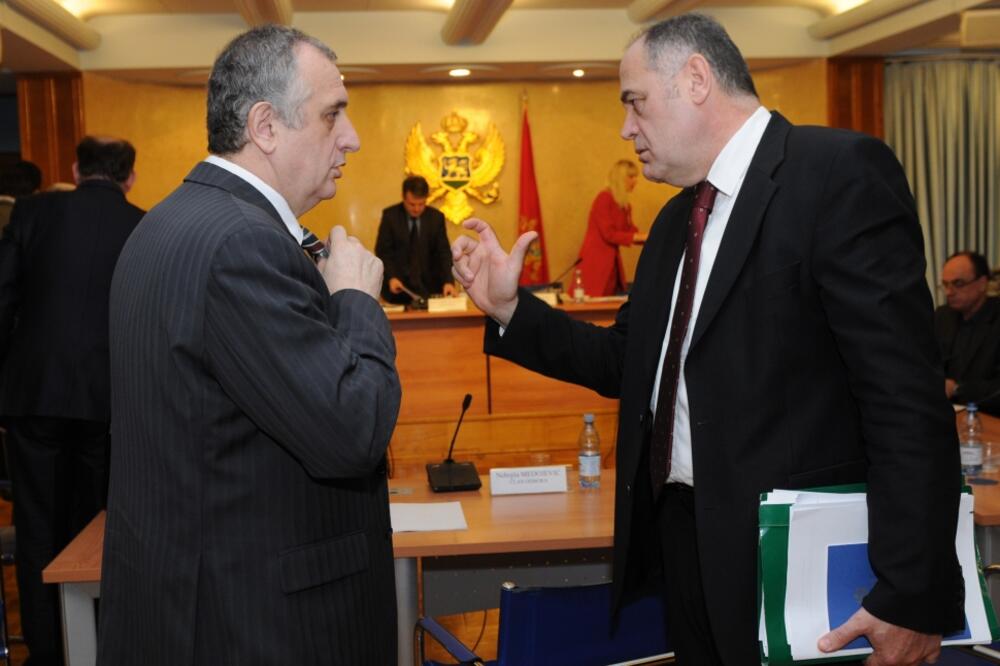 Milutin Simović, Predrag Bulatović, Foto: Savo Prelević