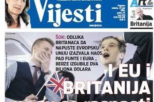 Danas u "Vijestima" čitajte: Početak kraja EU?