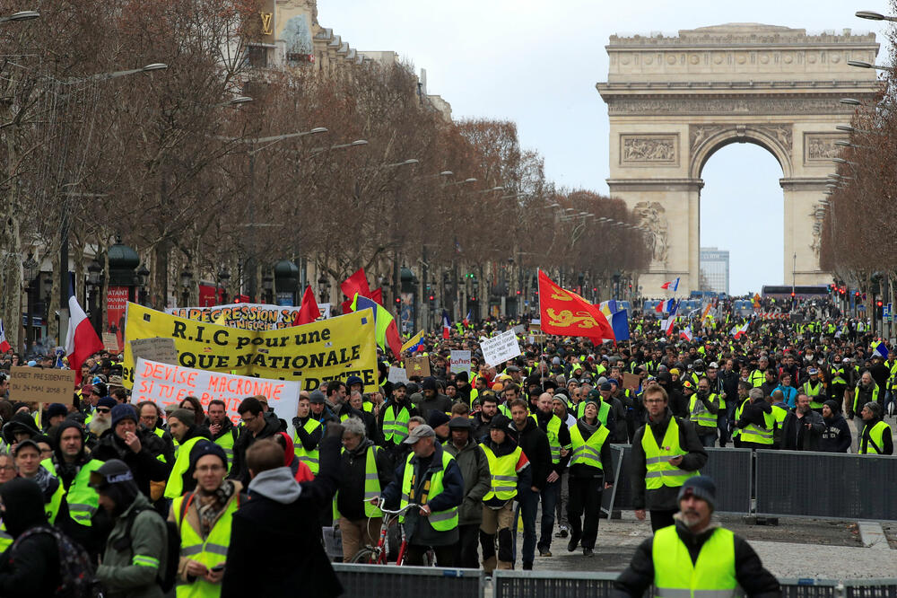 Sa protesta "Žutih prsluka", Foto: Reuters
