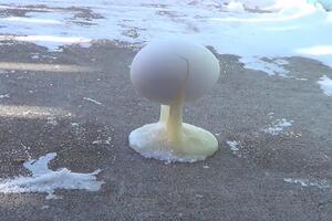 Pogledajte kako se jaje ledi na temperaturi od -32 stepena