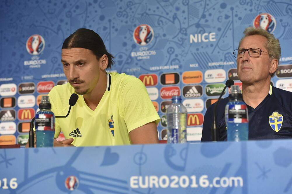 Ibrahimović i Hamren, Foto: Reuters