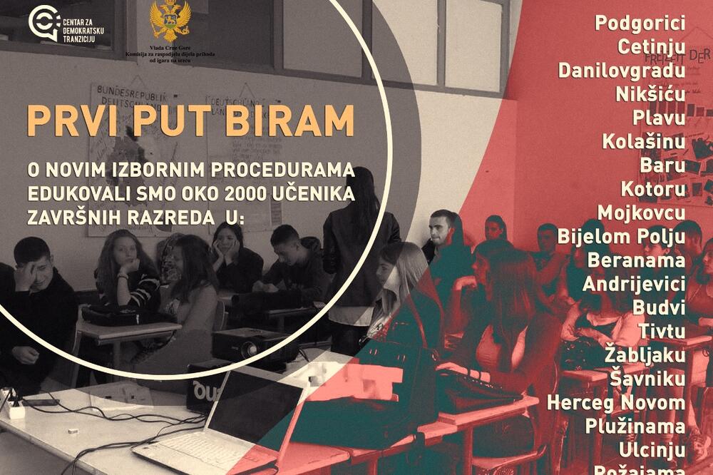 Prvi put biram, Foto: CDT