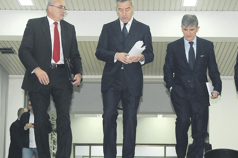 Tarzan Milošević, Milo Đukanović, Svetozar Marović, Foto: Zoran Đurić