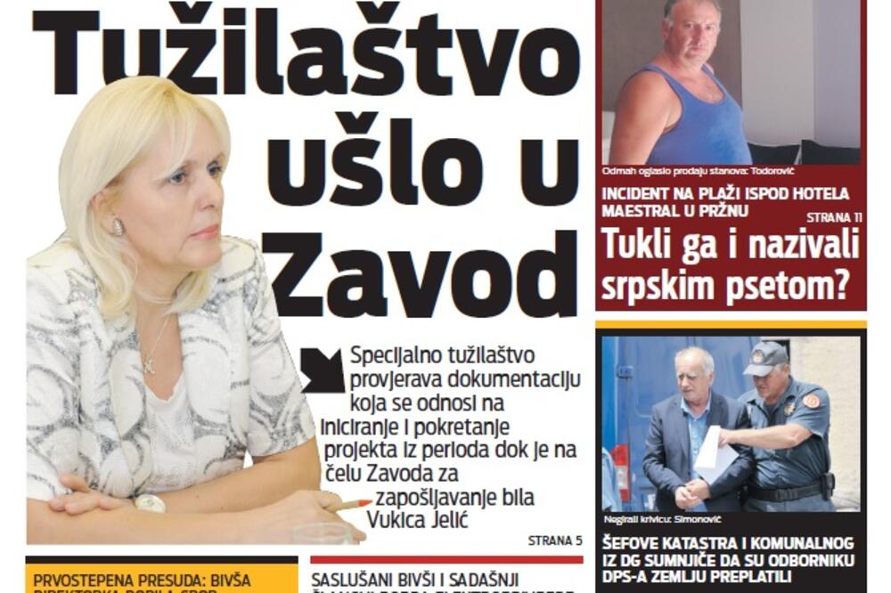 naslovna strana, Foto: Vijesti online