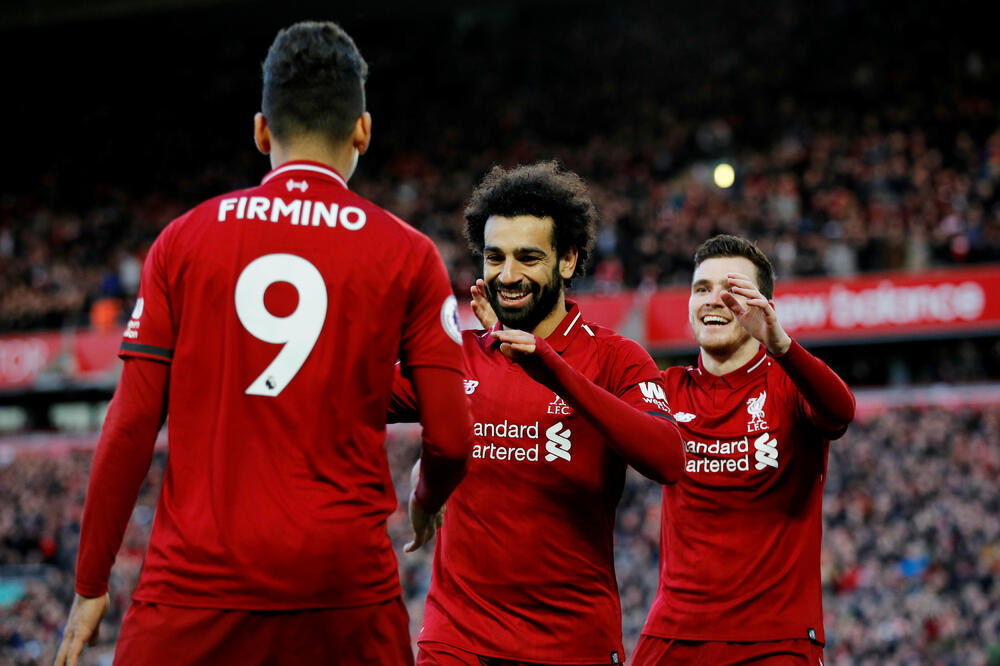 Salah, Firmino i Robertson, Foto: Reuters, Reuters, Reuters, Reuters