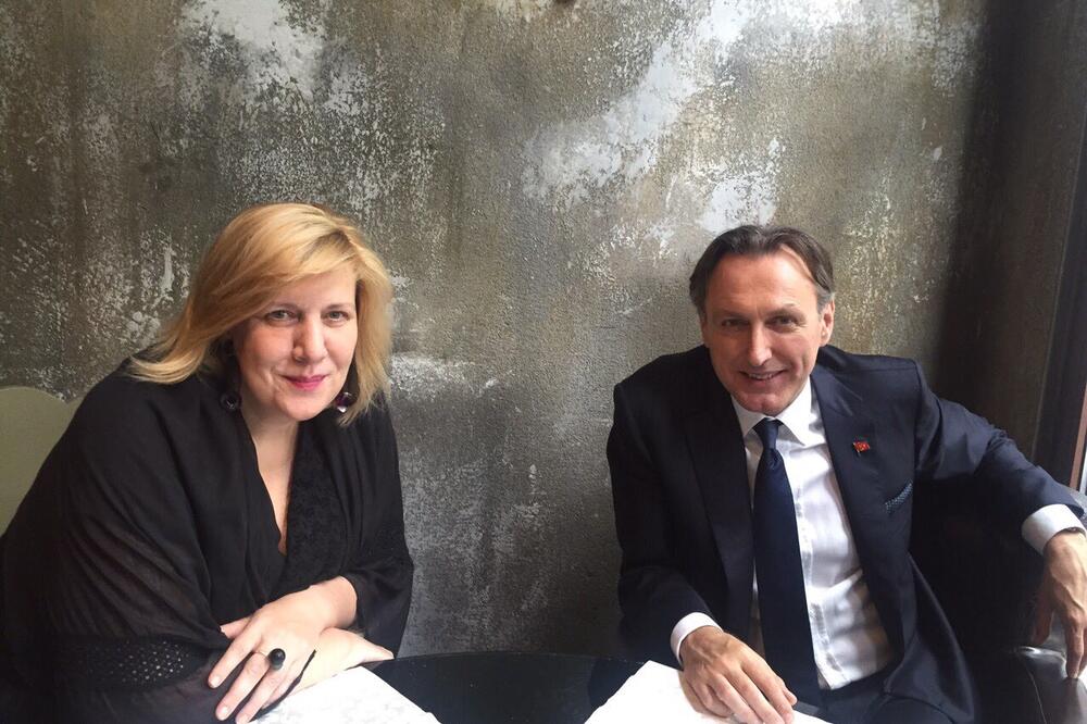 Ranko Krivokapić i Dunja Mijatović, Foto: SDP