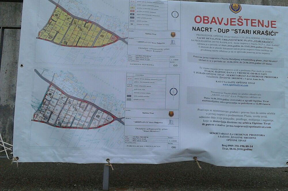 Plastificirano platno, Foto: Opština Tivat