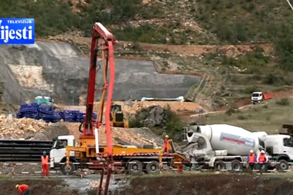 Radovi na autorputu Bar-Boljare, Foto: Screenshot/TV Vijesti
