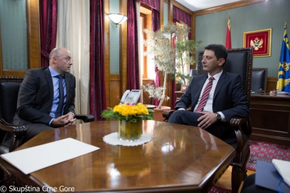 Darko Pajović, Roman Hloben, Foto: Skupština.me