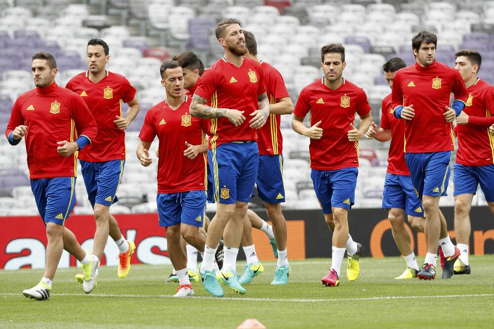 Fudbaleri Španije, Foto: Reuters, Reuters