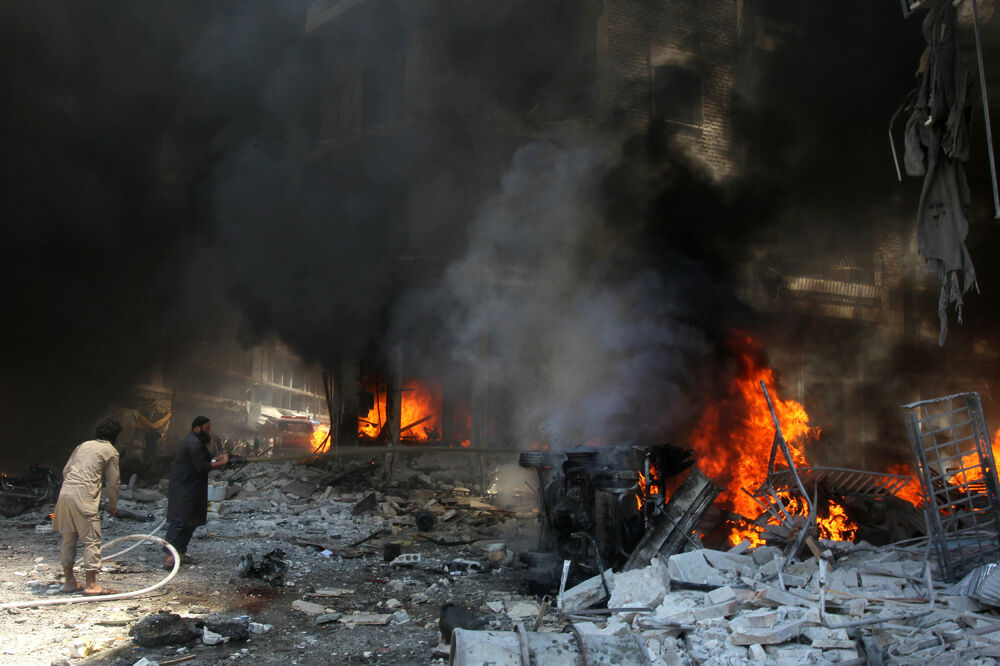 Sirija, vazdušni napad, Foto: Reuters